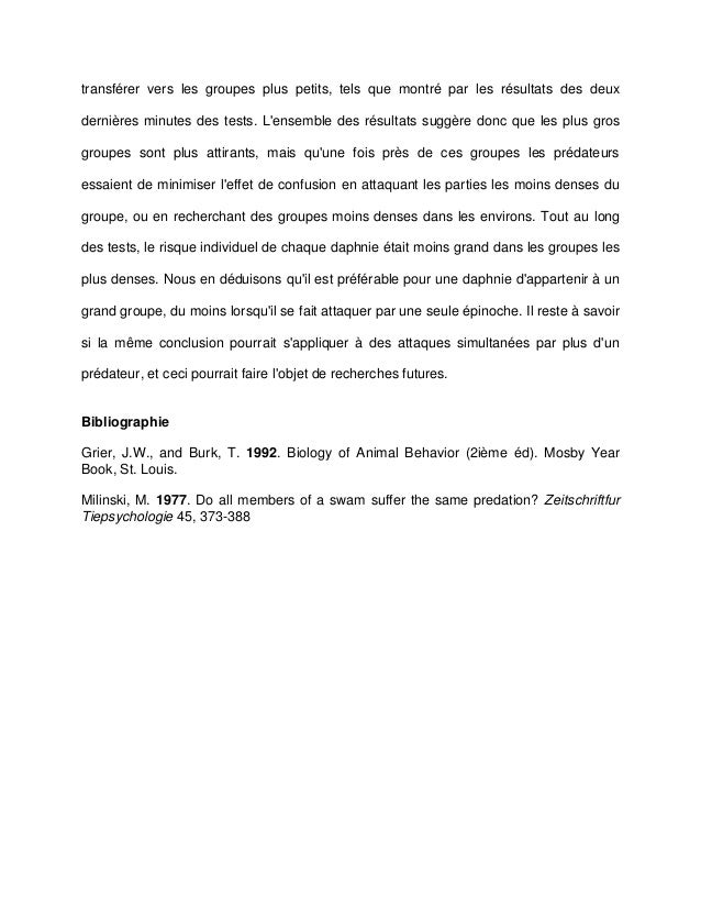 Exemple De Rapport Ecrit