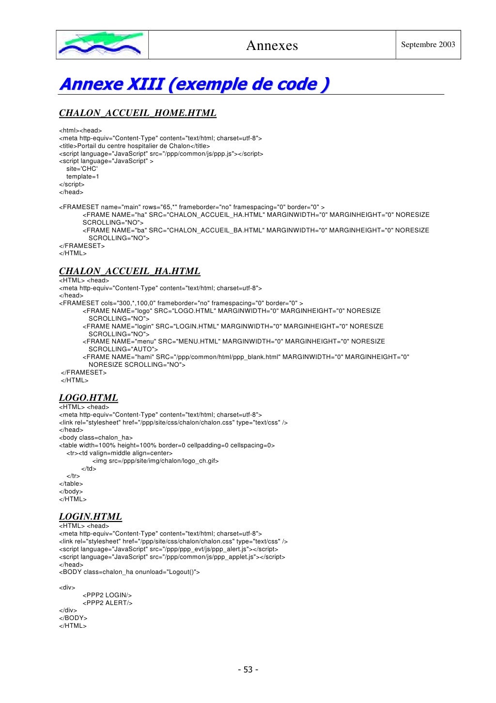 Exemple rapport