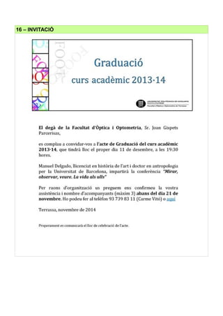 16 – INVITACIÓ
 