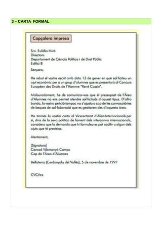 3 – CARTA FORMAL
 