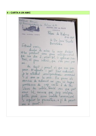 4 – CARTA A UN AMIC
 