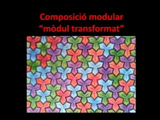 Composició modular 
“mòdul transformat” 
 