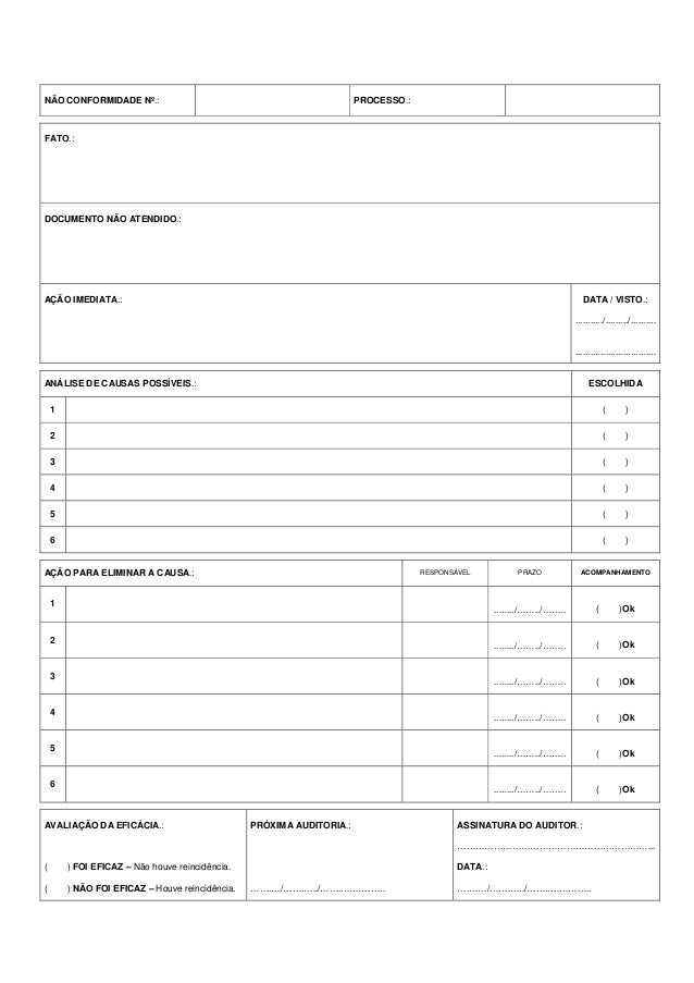 Modelo de relatorio de auditoria
