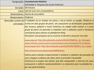 Exemplo De Uma PlanificaçãO