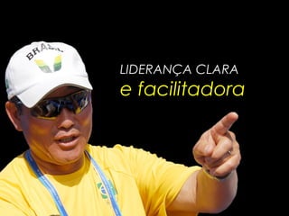 LIDERANÇA CLARA
e facilitadora
 