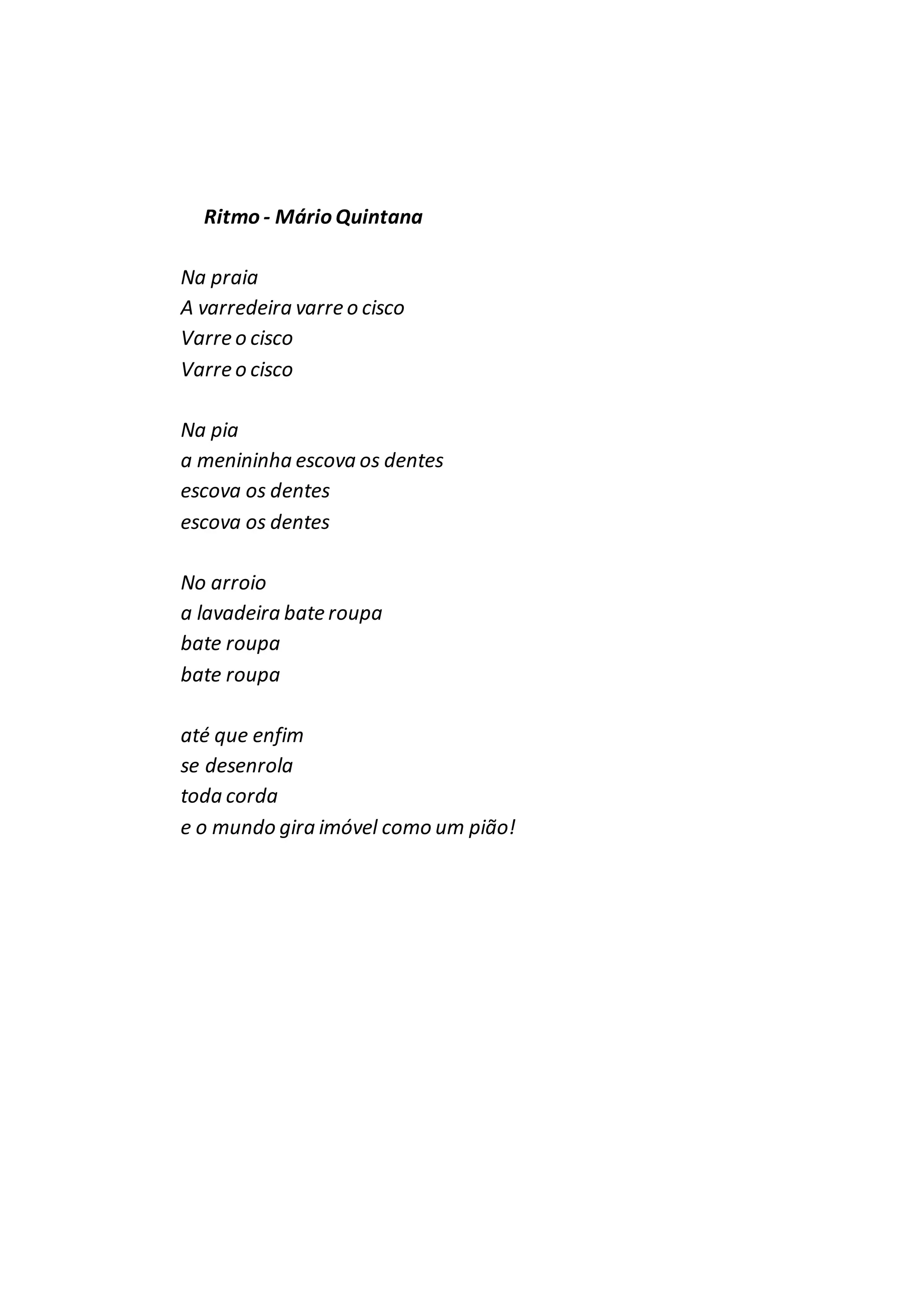 Exemplos de poemas | DOCX