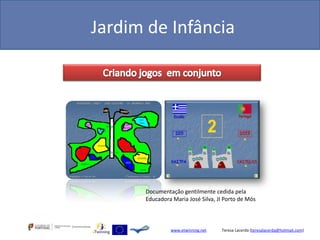 Jardim de Infância




      Documentação gentilmente cedida pela
      Educadora Maria José Silva, JI Porto de Mós



               www.etwinning.net   Teresa Lacerda (teresalacerda@hotmail.com)
 