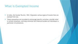 Exempted Incomes Image Exempted Income & Agricultural Income.pptx