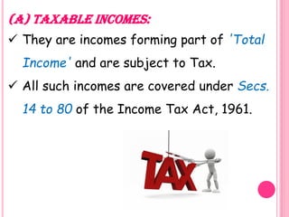 Exempted Incomes Image Exempted Incomes - Income Tax | PDF