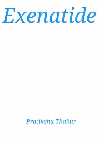Exenatide | PDF