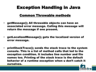 Exeption handling | PPT
