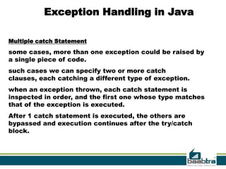 Exeption handling | PPT