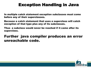 Exeption handling | PPT