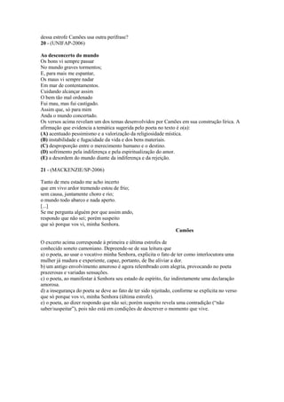  Exercício literatura   professor alexandre