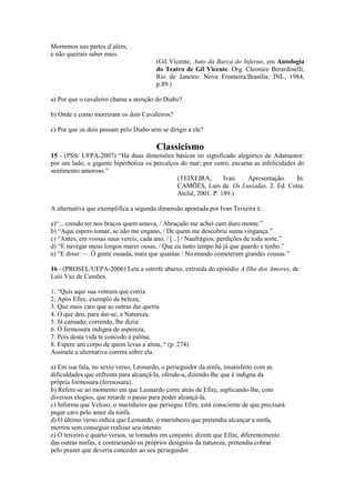  Exercício literatura   professor alexandre