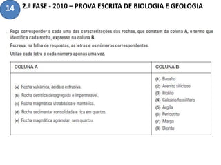 2.ª FASE - 2010 – PROVA ESCRITA DE BIOLOGIA E GEOLOGIA14
 