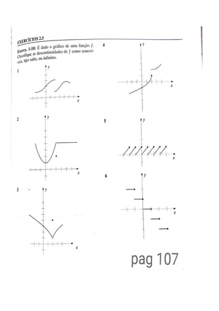 Exercícios de calculo 1   limites