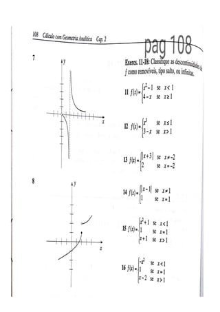 Exercícios de calculo 1   limites