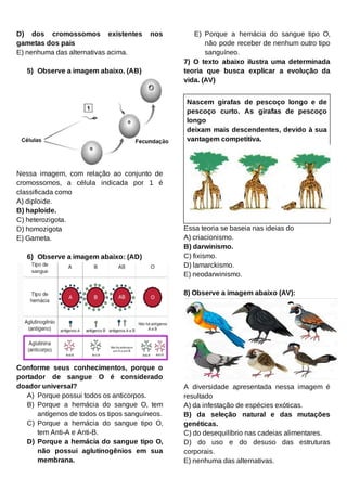 Exercícios EFII Ciências Genética e Hereditariedade 9º ano.pdf