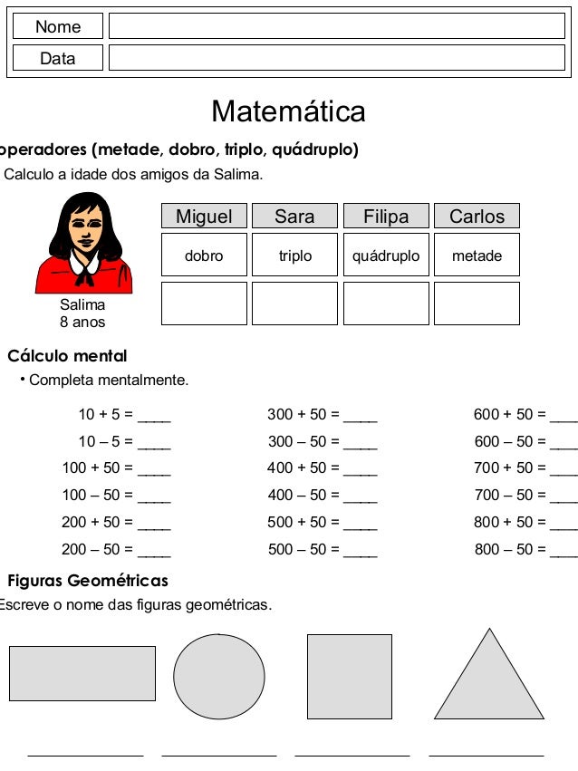 Exercícios mistos