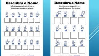 Exercícios práticos de libras