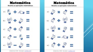 Exercícios práticos de libras