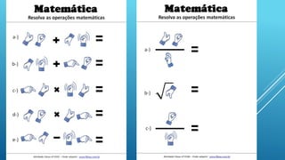 Exercícios práticos de libras