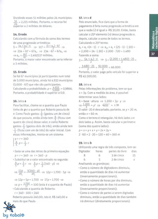 Exercícios resolvidos e comentados   matemática e raciocínio lógico Slide 37