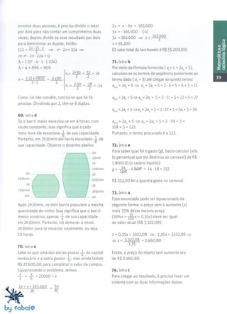 Exercícios resolvidos e comentados   matemática e raciocínio lógico Slide 39