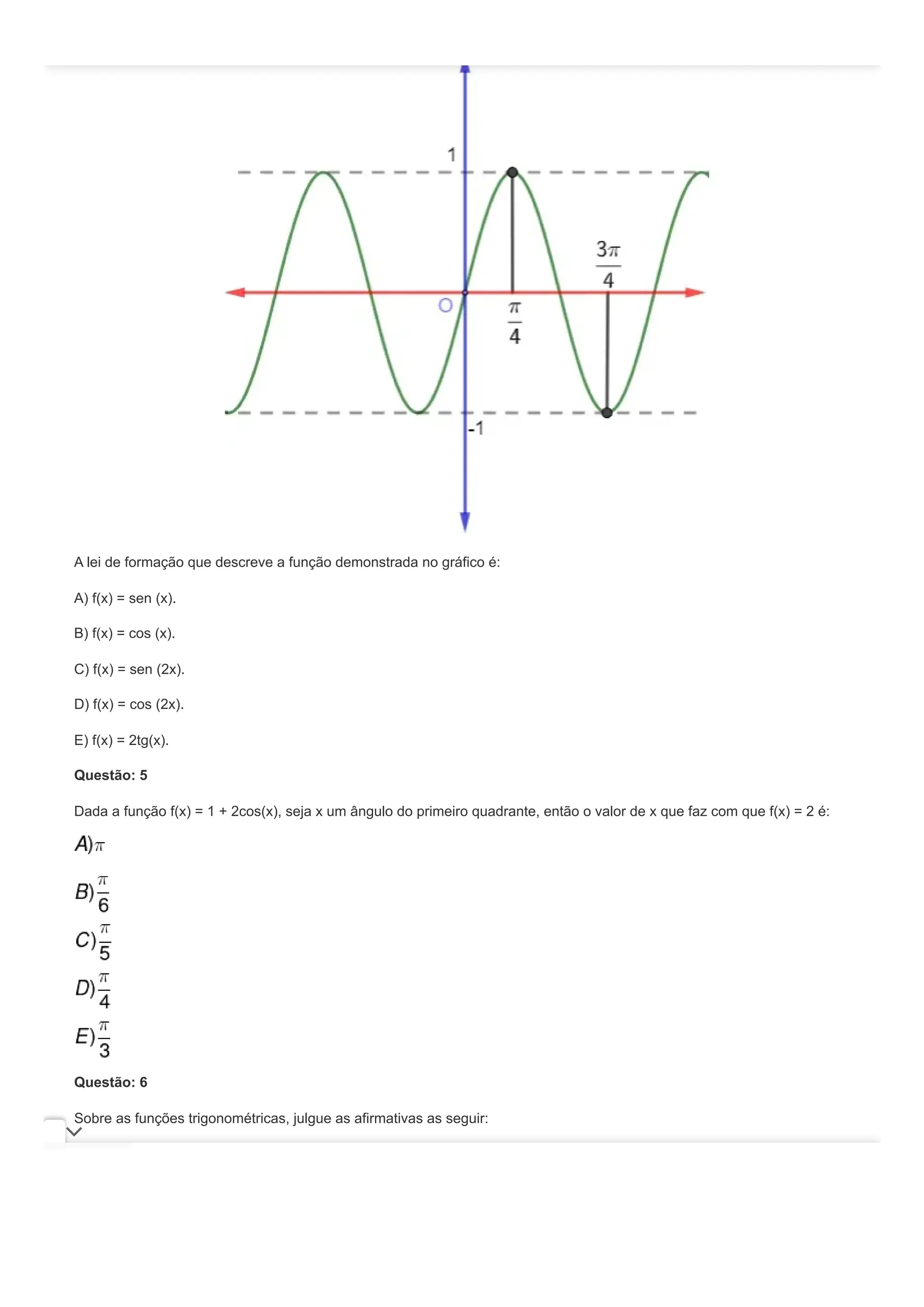 Exercícios sobre funções trigonométricas - Brasil Escola completo.pdf