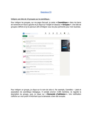 Exercice LinkedIn - Ksenia Karpenko