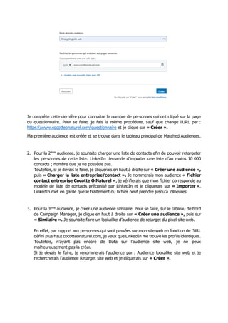 Exercice LinkedIn - Ksenia Karpenko