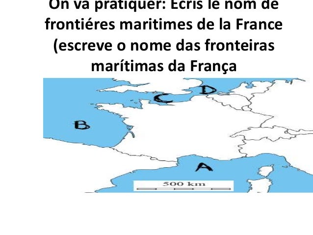 Exercices les frontières maritimes de la france