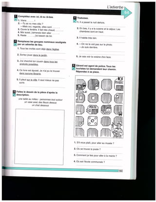 Exercices 1, 2, 4 et 5 page 163