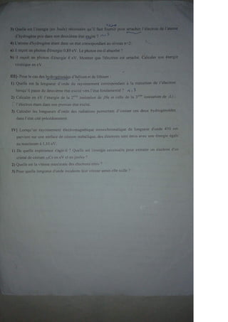 Exercices atomistique smpc s1 .