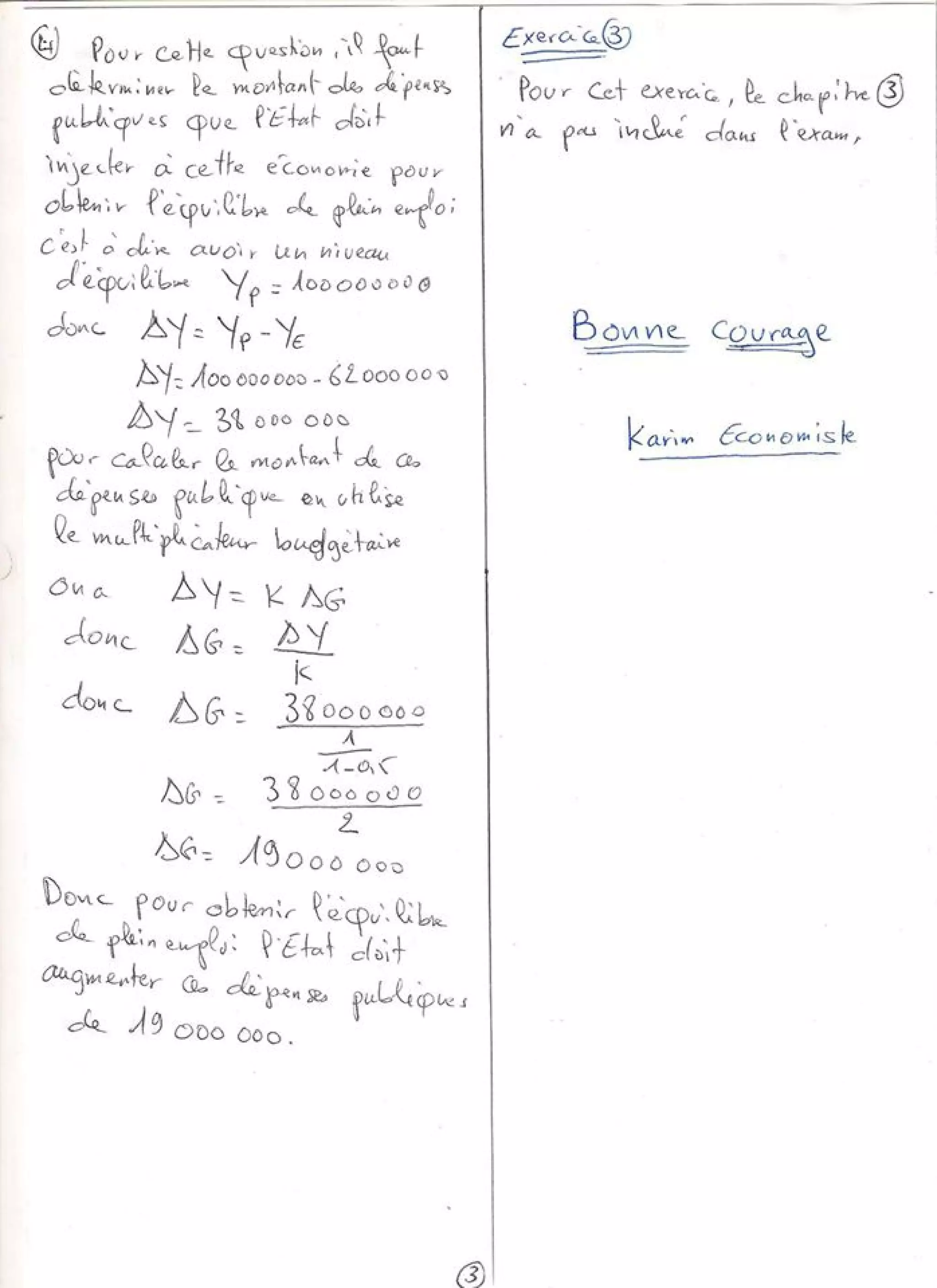 Exercices corrige macroeconomie  s2  de bien[learneconomie.blogspot.com]