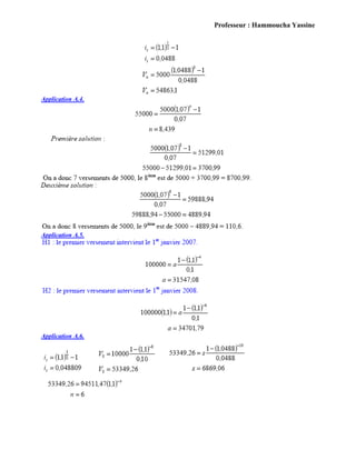 Professeur : Hammoucha Yassine
Application A.4.
Application A.5.
Application A.6.
 