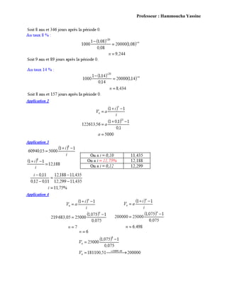 Professeur : Hammoucha Yassine
Application 2
Application 3
Application 4
 