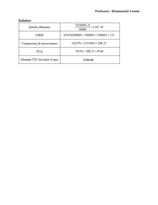 Professeur : Hammoucha Yassine
Solution
 
