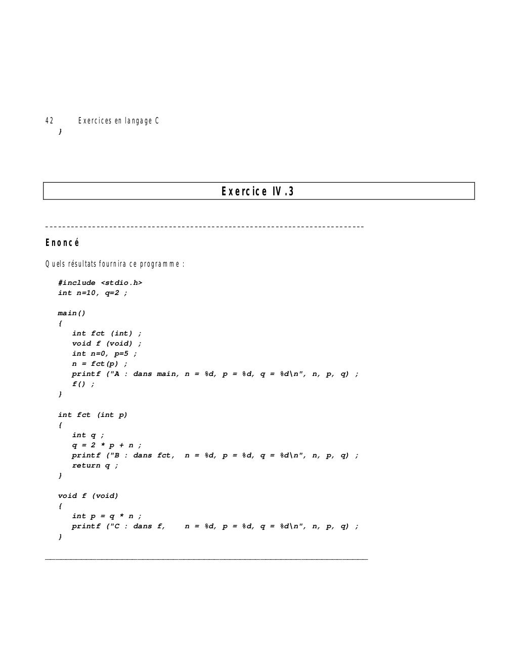 Exercice Langage C Gratuit _ Recueil d’Exercices Corrigés de Programmes ...