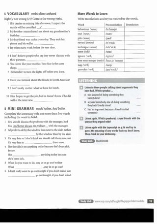 Exercices upper intermediate new english file ui workbook.o | PDF