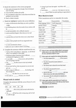 Exercices upper intermediate new english file ui workbook.o | PDF