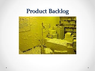 Product Backlog
 