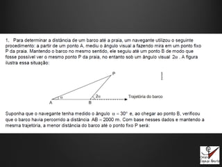 Exercício de trigonometria   3o. ano