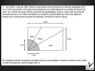 Exercício de trigonometria   3o. ano