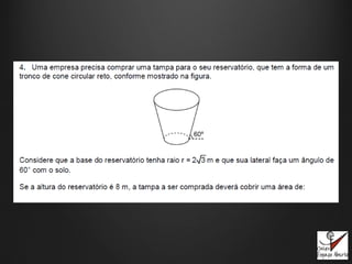 Exercício de trigonometria   3o. ano