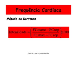 Frequência Cardíaca Método de Karvonen 