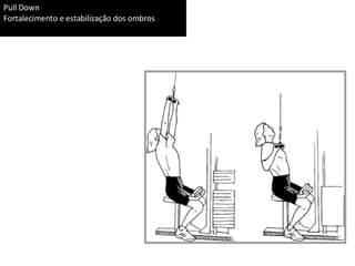 Pull Down Fortalecimento e estabilização dos ombros 