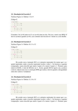 Exercicios Resolvidos Série MIPS Embarcados