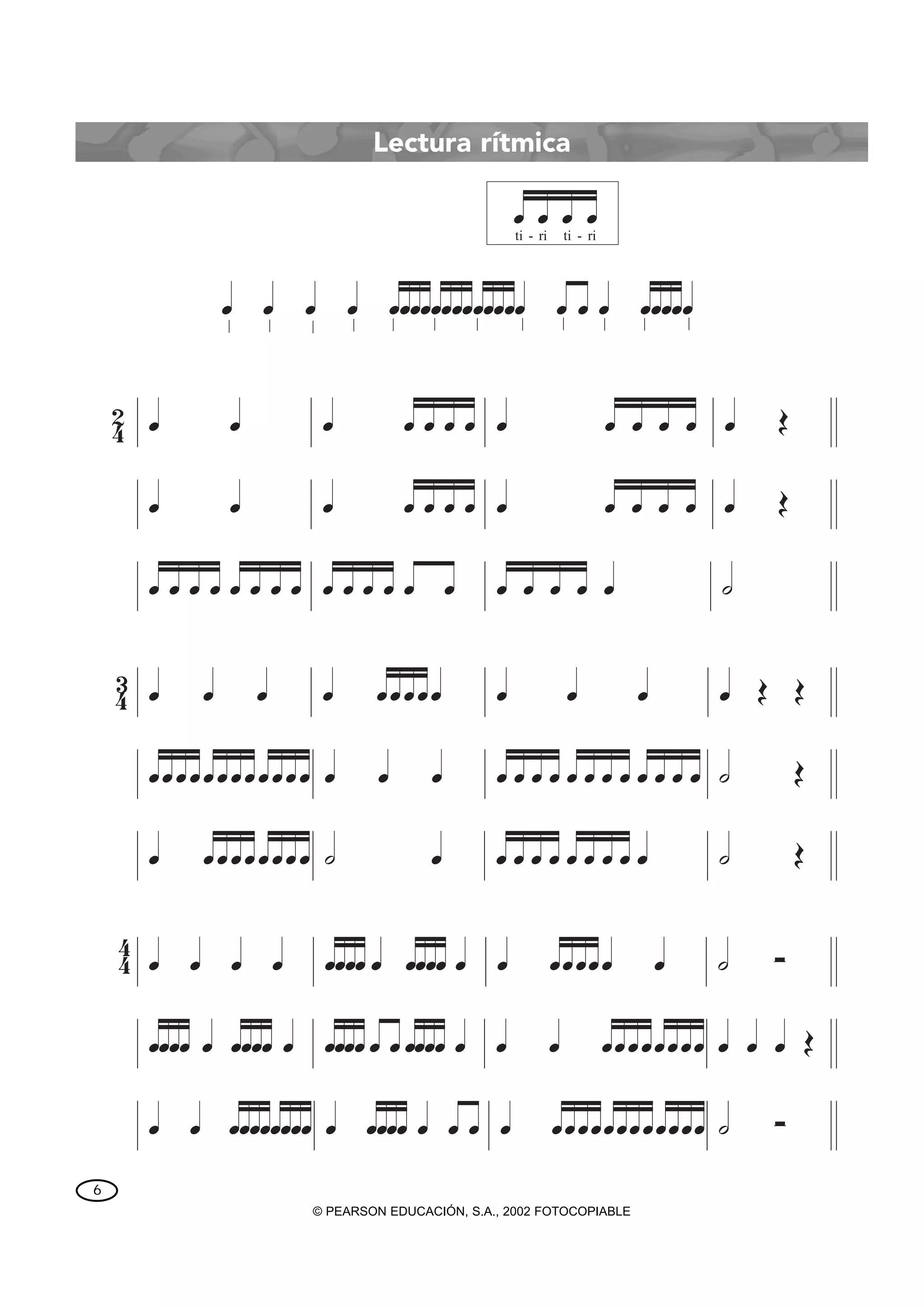 Exercicios ritmicos e melodicos | PDF